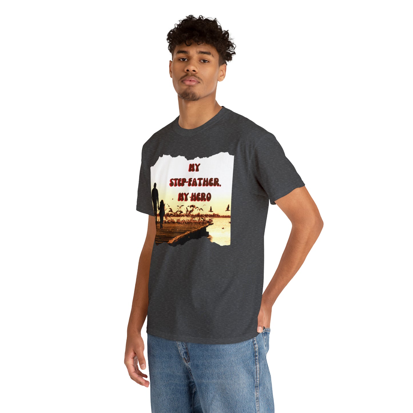 Exotic Print Father' Day Unisex Heavy Cotton Tee