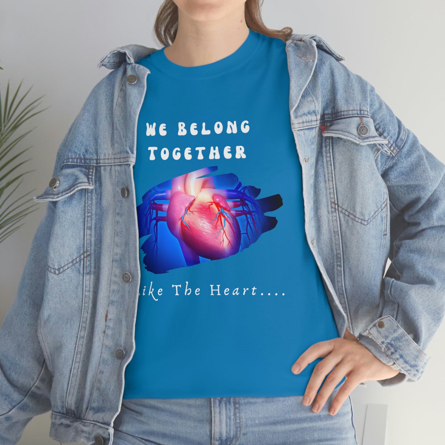 Stronger Together, Love, Unisex Heavy Cotton Tee