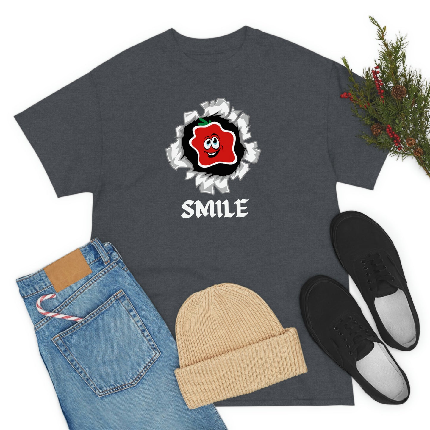 Smile Unisex Heavy Cotton Tee