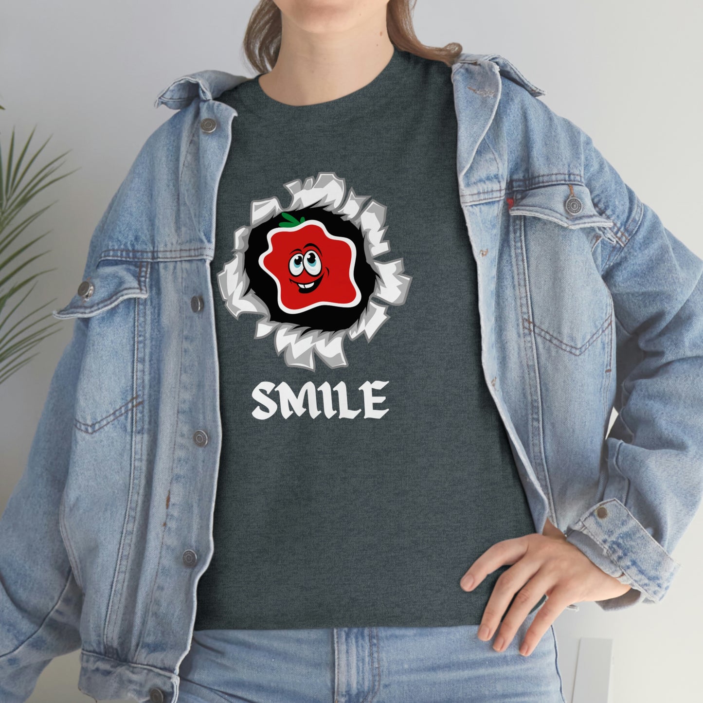 Smile Unisex Heavy Cotton Tee