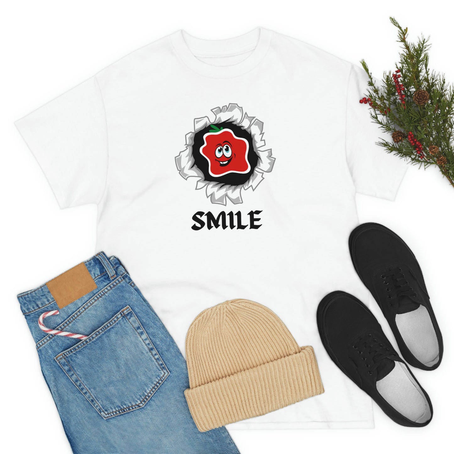 Smile Unisex Heavy Cotton Tee