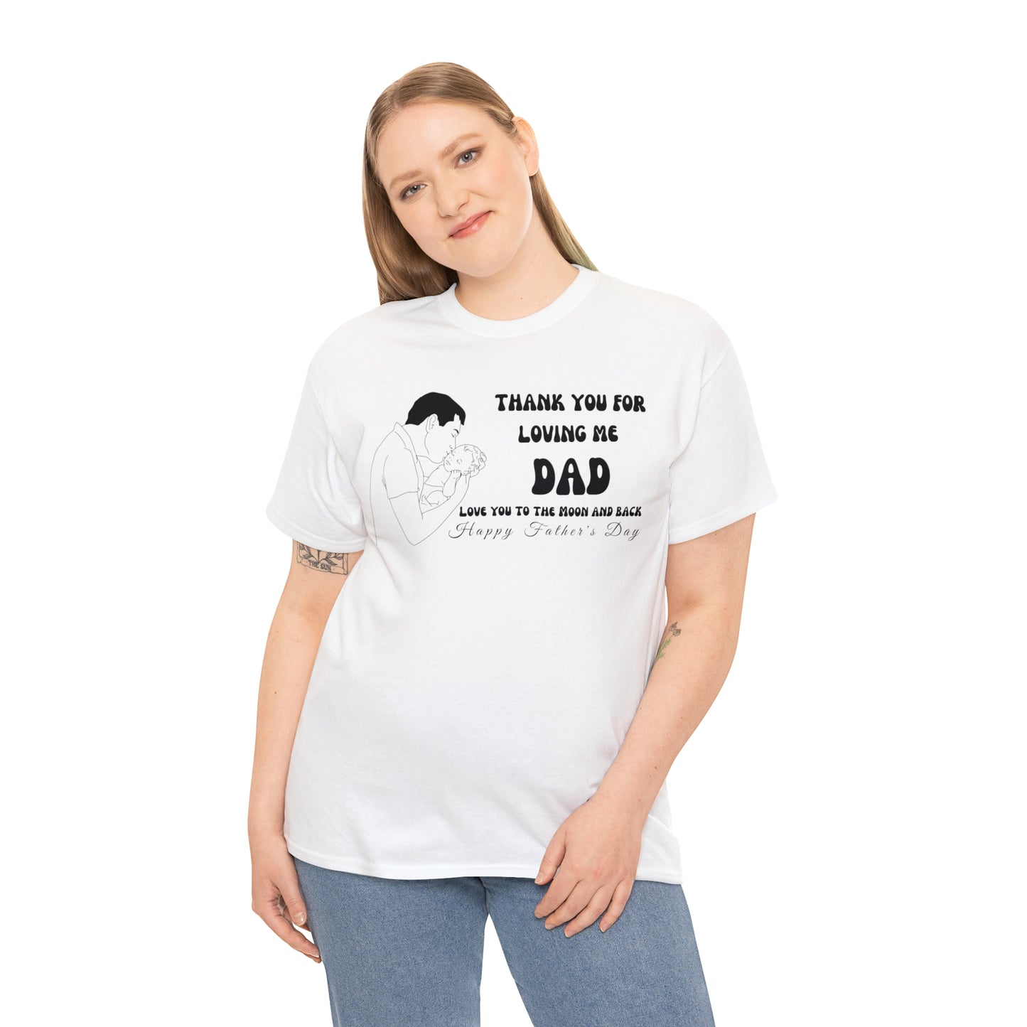 Exotic Print Father's Day Unisex Heavy Cotton Tee