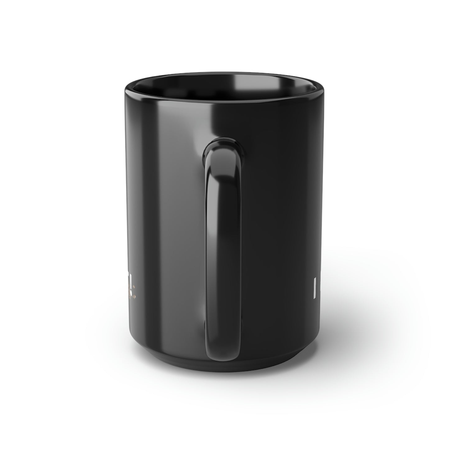 Coffee I Love It Black Mug, 15oz