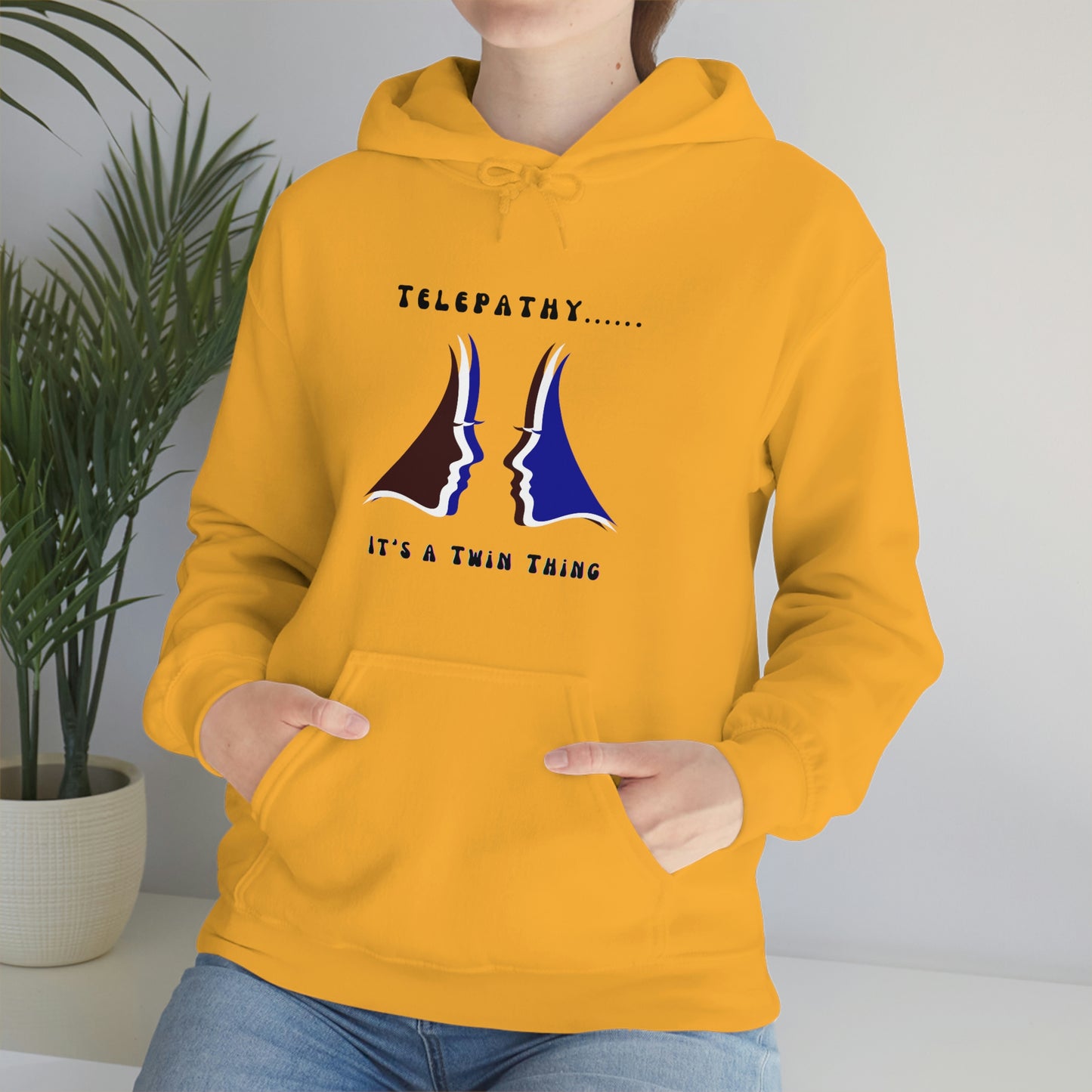 Twin, Unisex Heavy Blend™ Hooded Sweatshirt