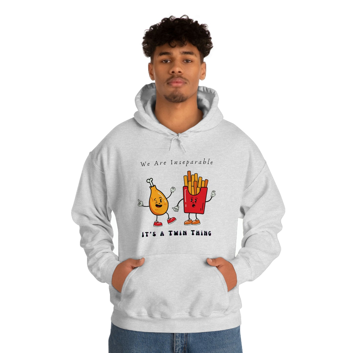 Twin, Unisex Heavy Blend™ Hooded Sweatshirt