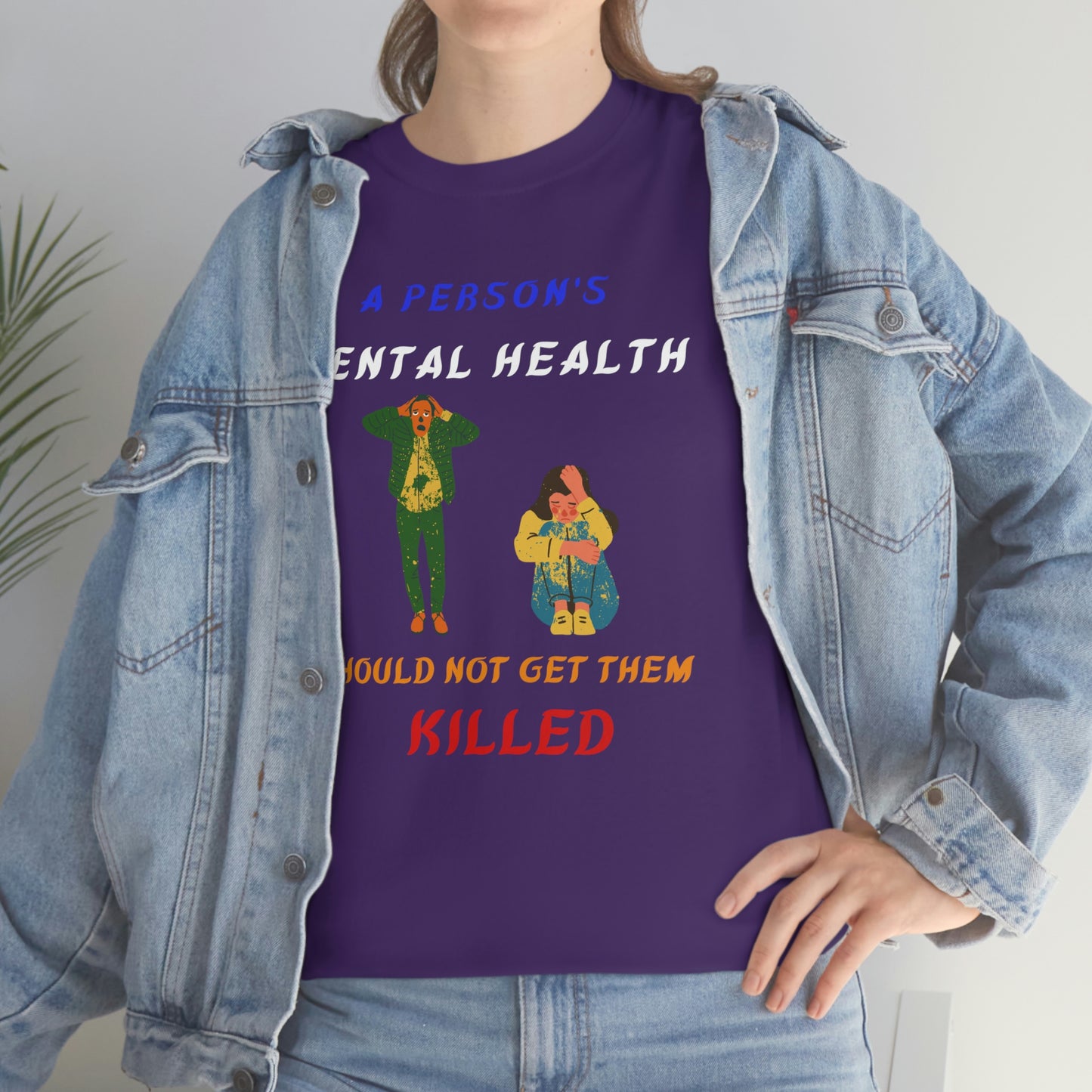 Mental Health Unisex Heavy Cotton Tee