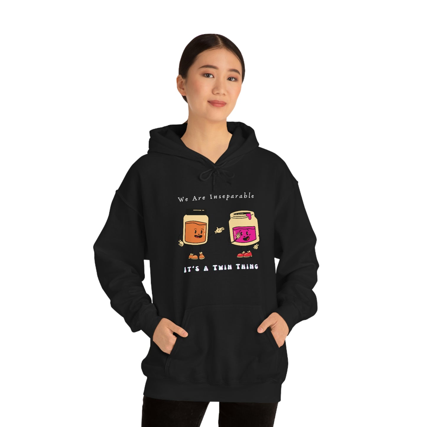 Twin, Unisex Heavy Blend™ Hooded Sweatshirt