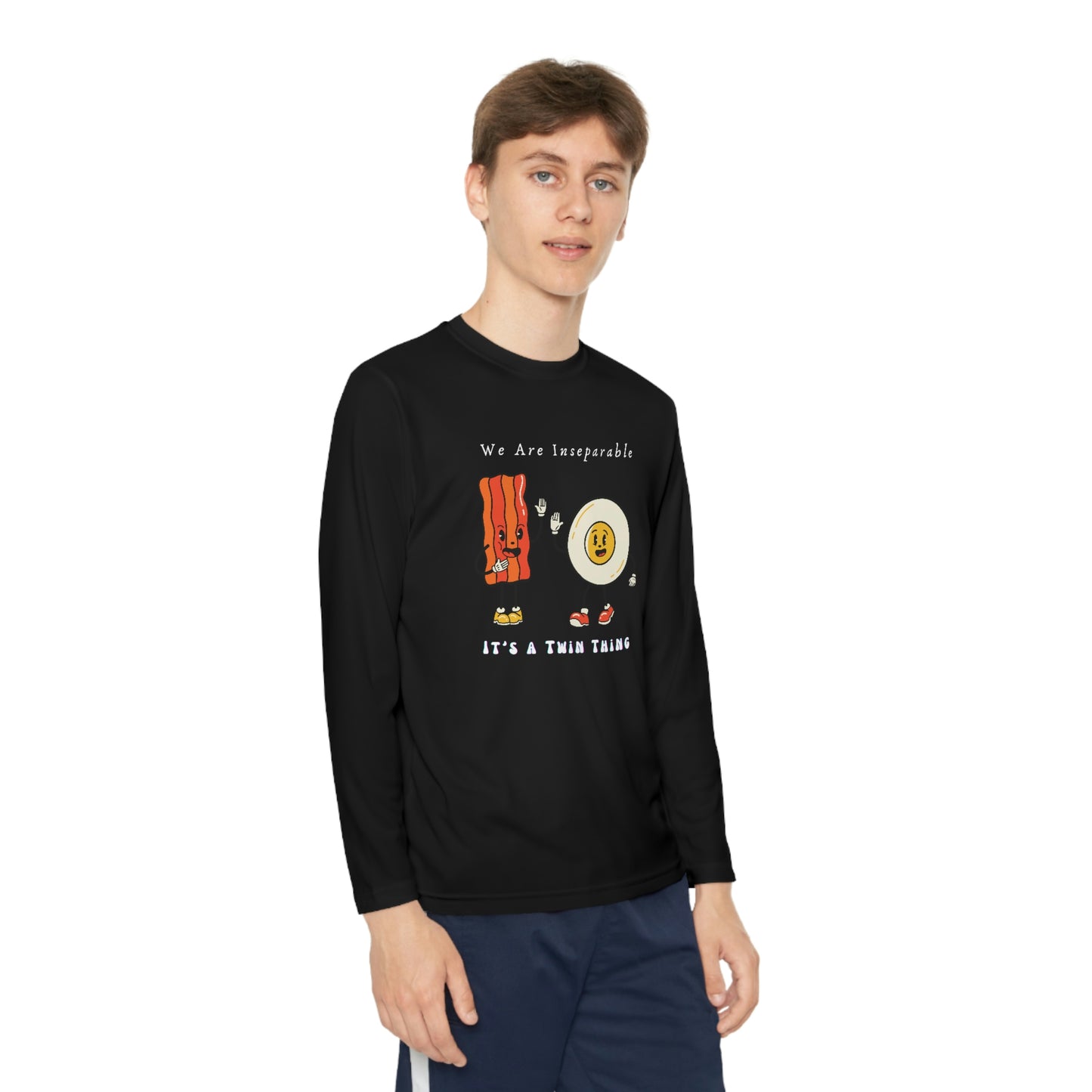 Twin, Youth Long Sleeve Competitor Tee