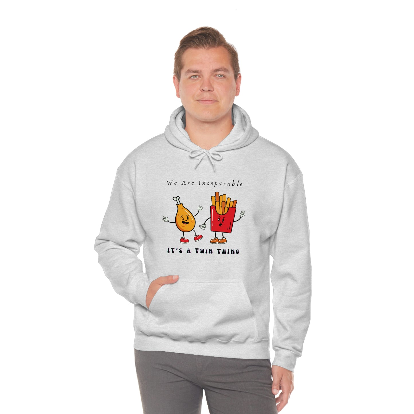 Twin, Unisex Heavy Blend™ Hooded Sweatshirt