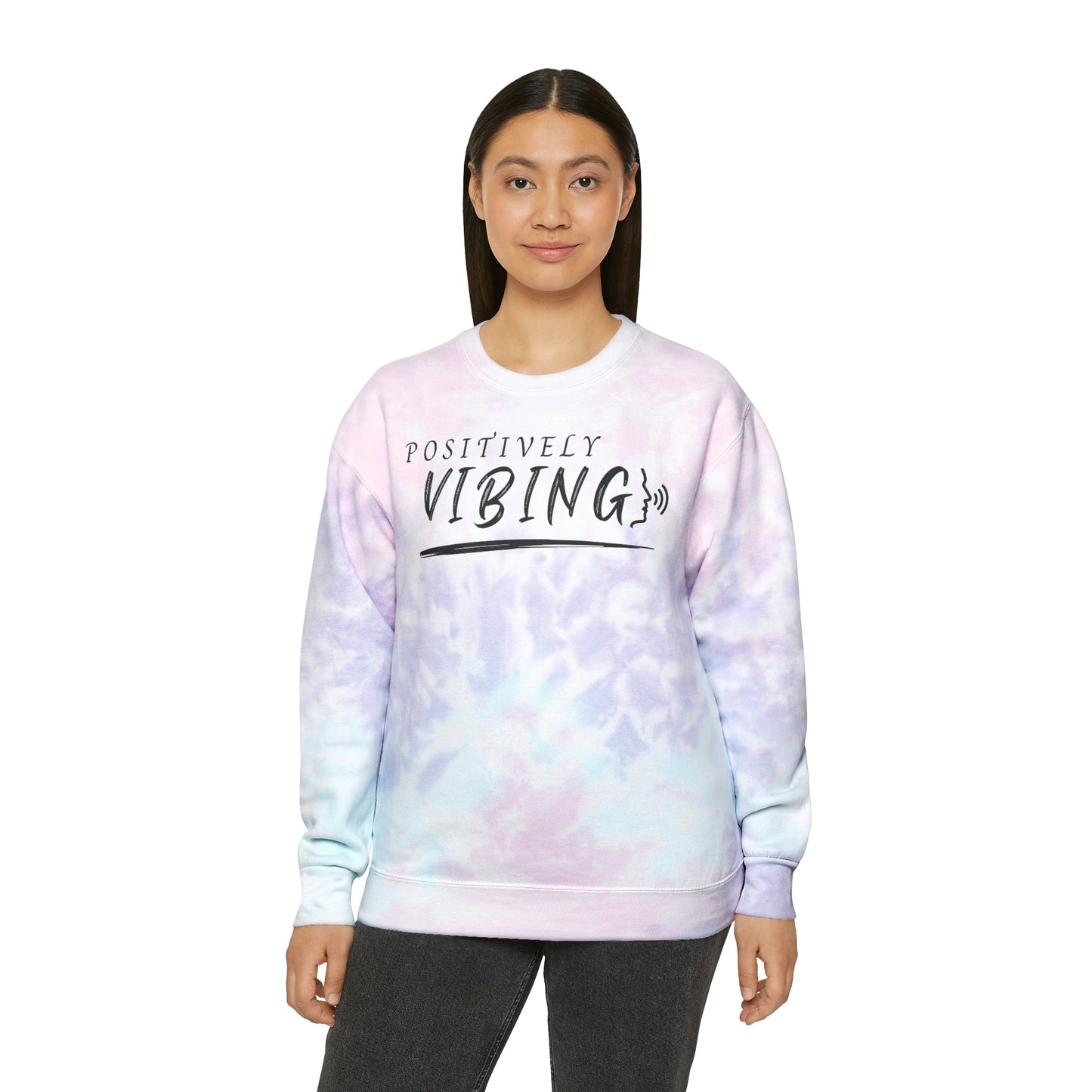 Vibe, Unisex Tie-Dye Sweatshirt