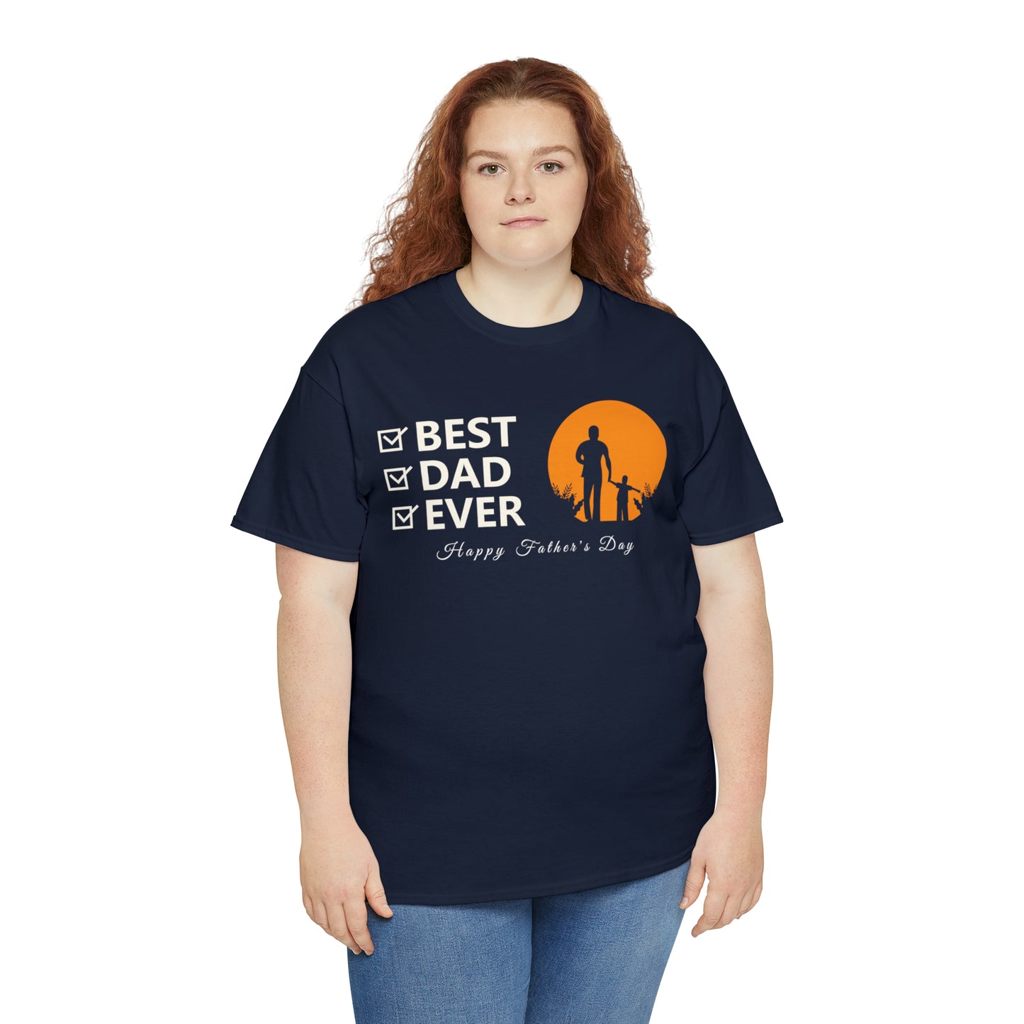 Exotic Print Father's Day Unisex Heavy Cotton Tee