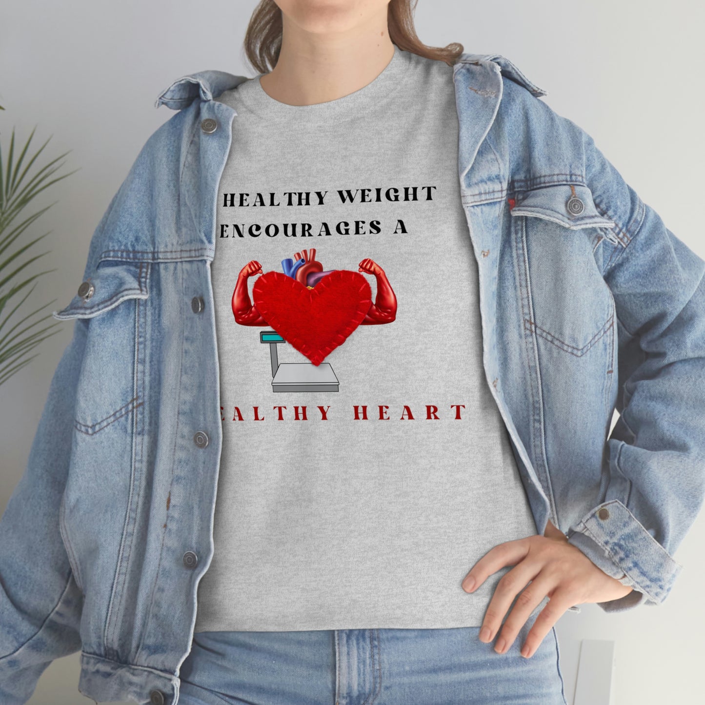 Healthy Weight Healthy Heart Unisex Heavy Cotton Tee