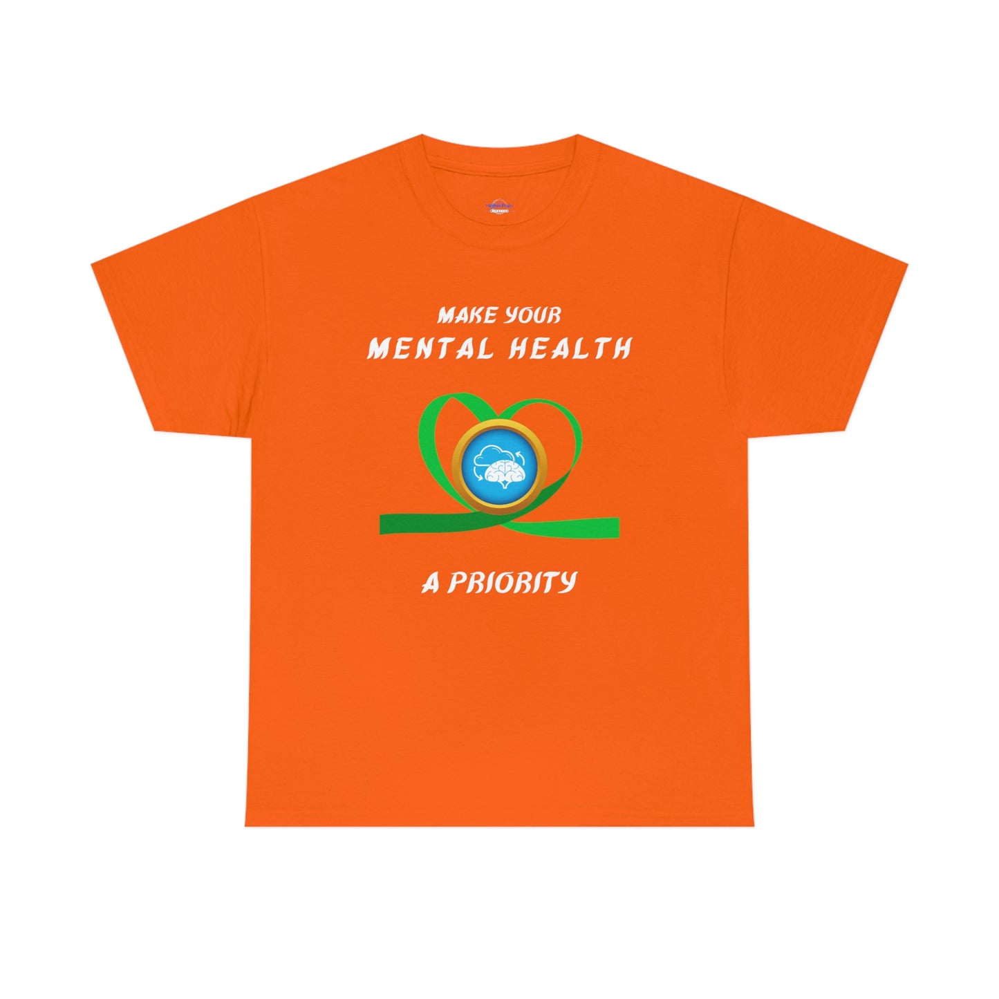 Mental Health A Priority Unisex Heavy Cotton Tee