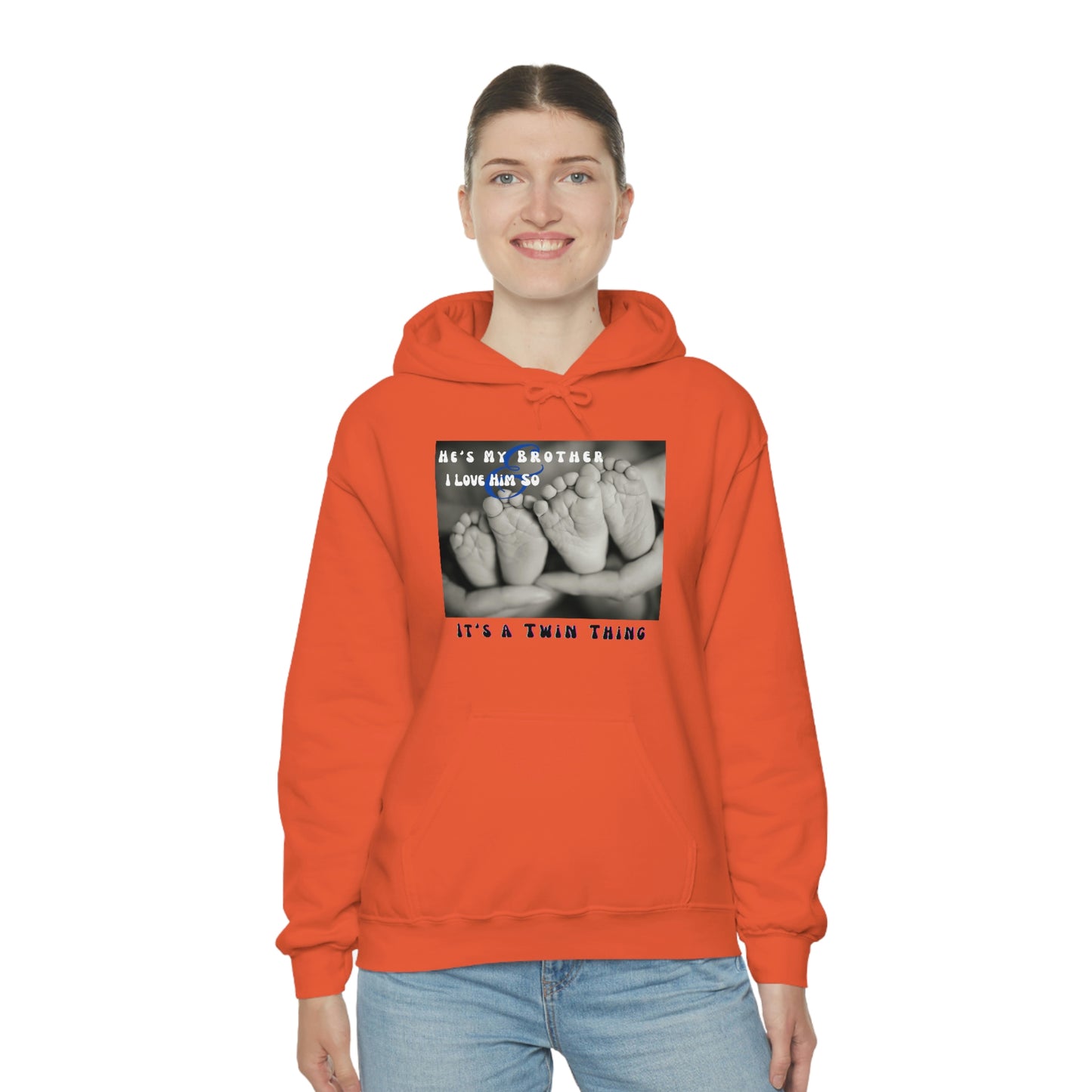 Twin, Unisex Heavy Blend™ Hooded Sweatshirt