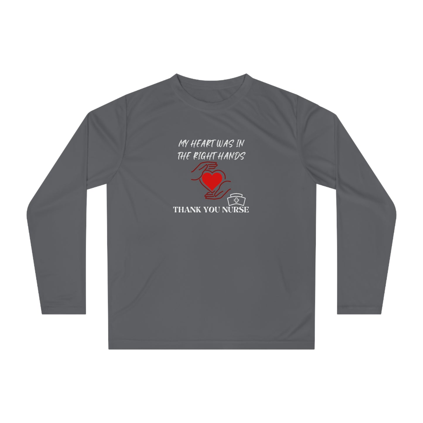 Medical, CVICU, EKG, Unisex Performance Long Sleeve Shirt