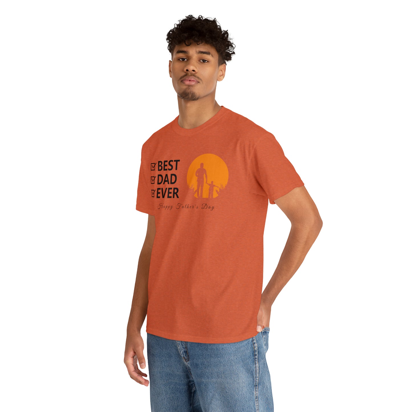 Exotic Print Father's Day Unisex Heavy Cotton Tee