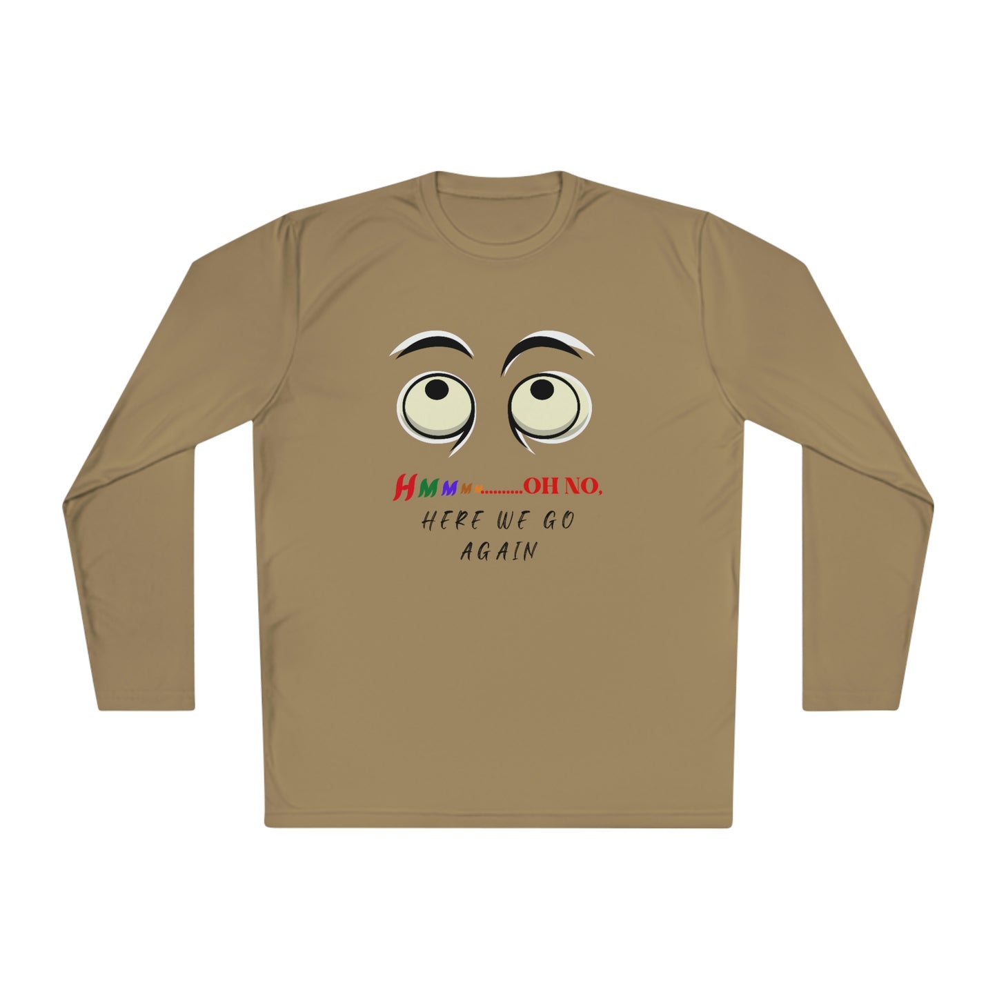 Hmmm, Unisex Lightweight Long Sleeve Tee