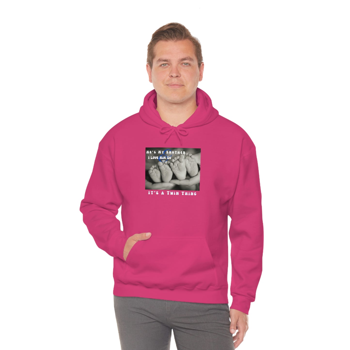 Twin, Unisex Heavy Blend™ Hooded Sweatshirt