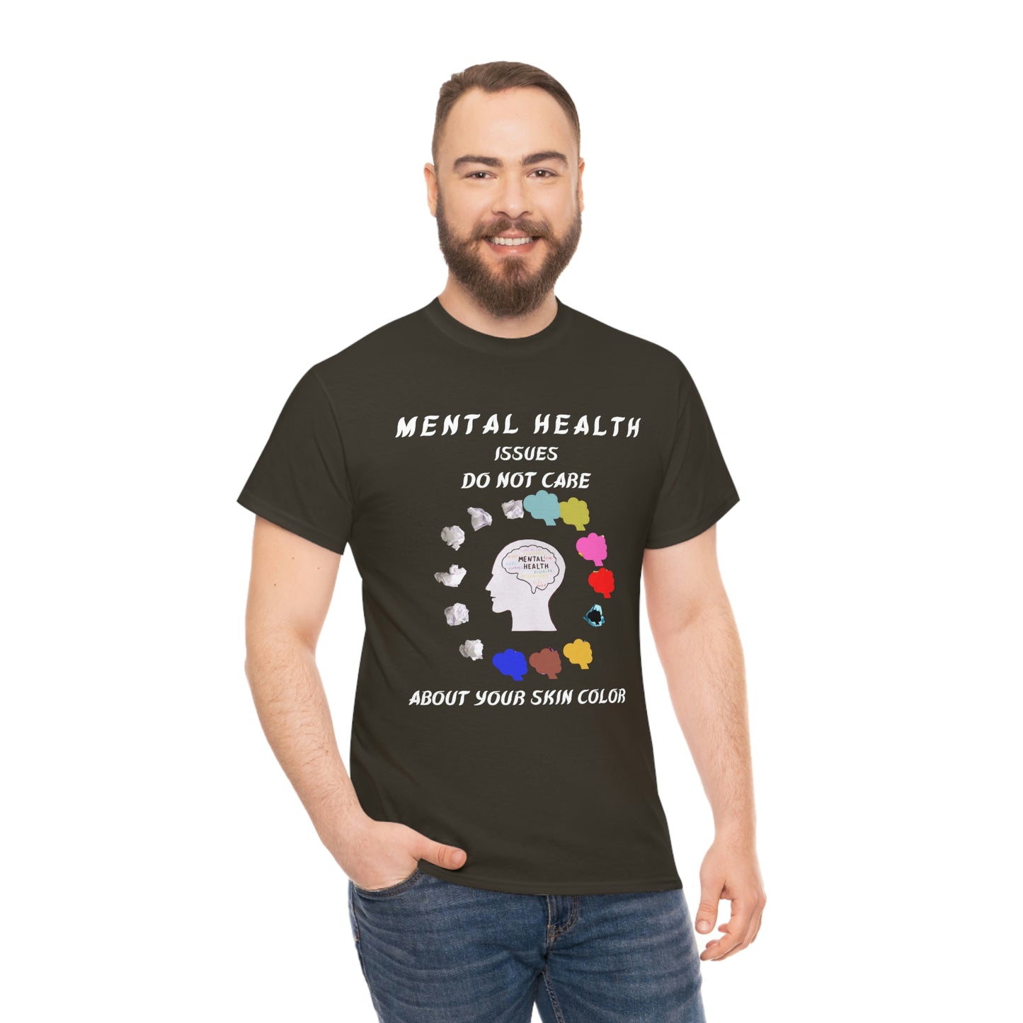 Mental Health Unisex Heavy Cotton Tee