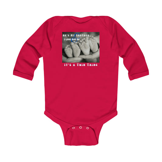 Baby Talk, Infant Long Sleeve Bodysuit