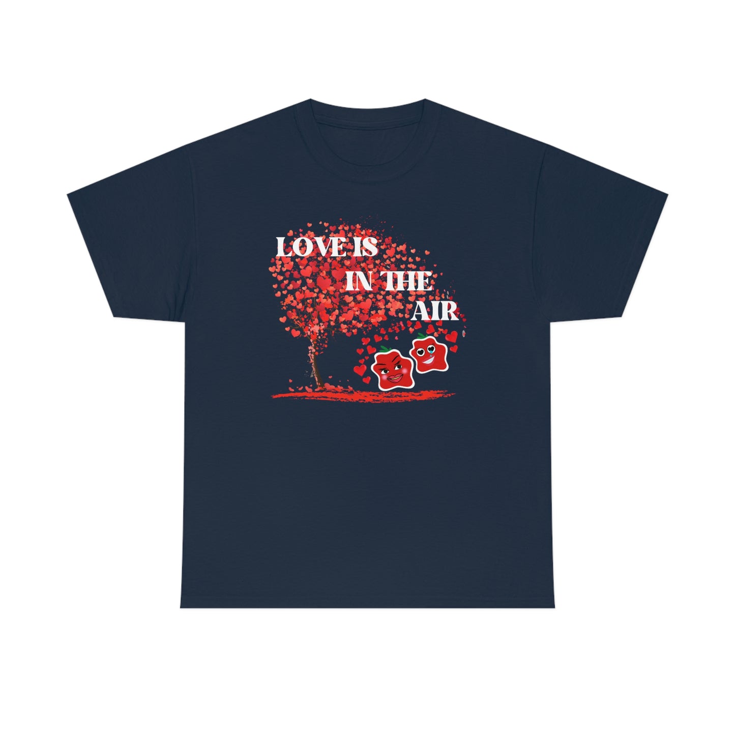 Love Is In The Air Smile Unisex Heavy Cotton Tee