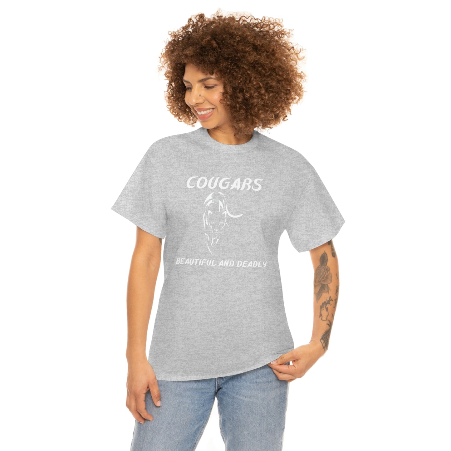 Cougars Unisex Heavy Cotton Tee