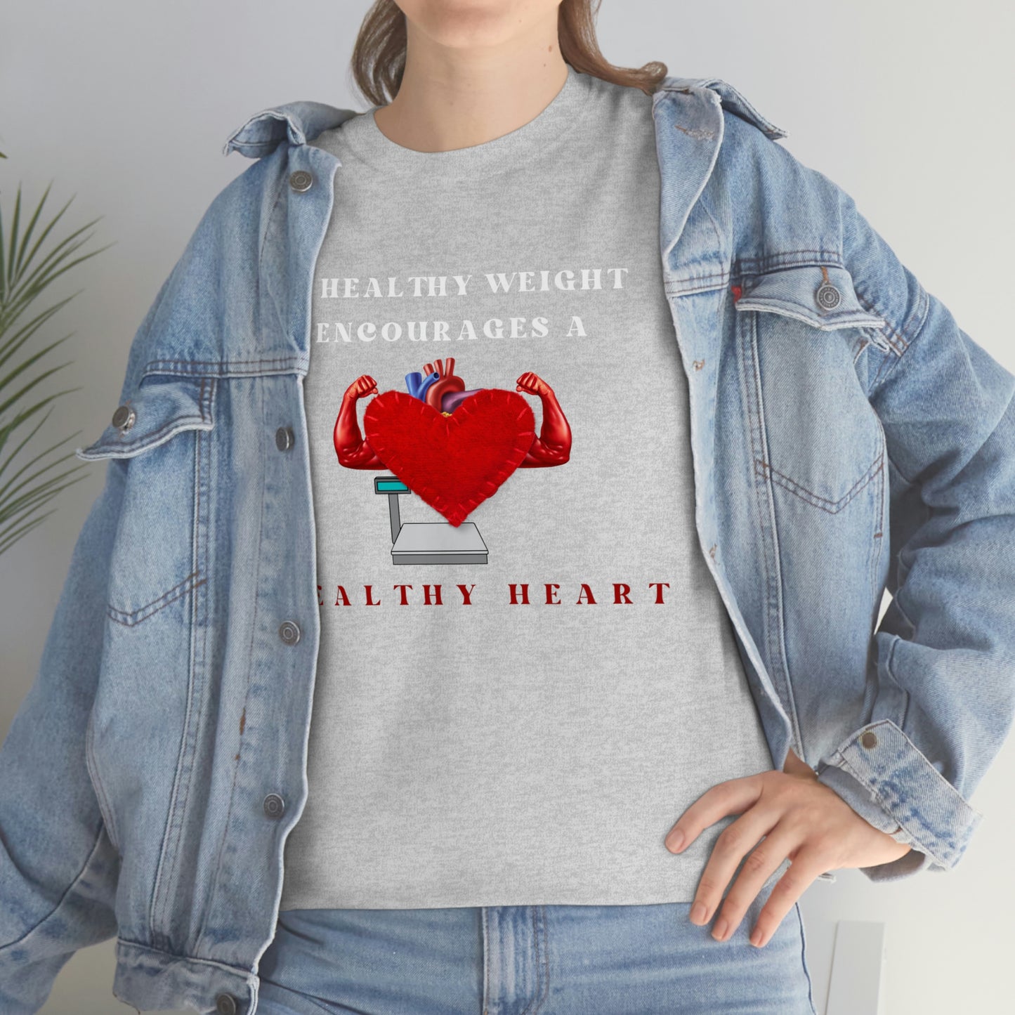 Healthy Heart Unisex Heavy Cotton Tee