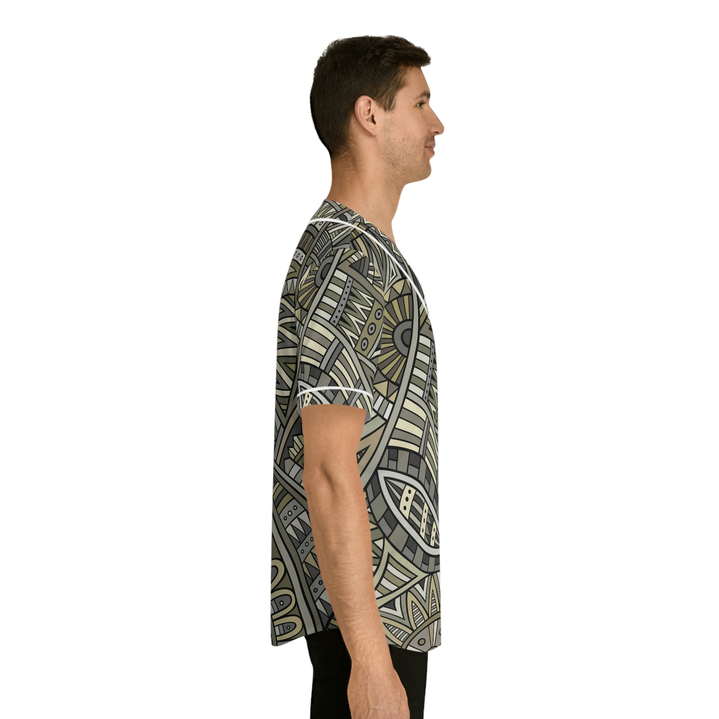 Exotic Print Baseball Jersey