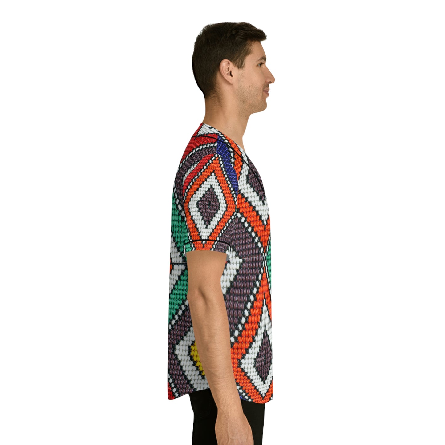 Exotic Print Baseball Jersey