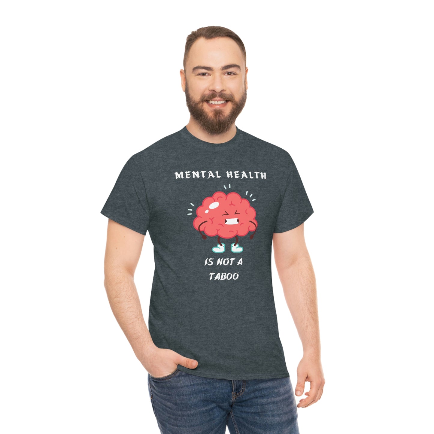 Mental Health Unisex Heavy Cotton Tee