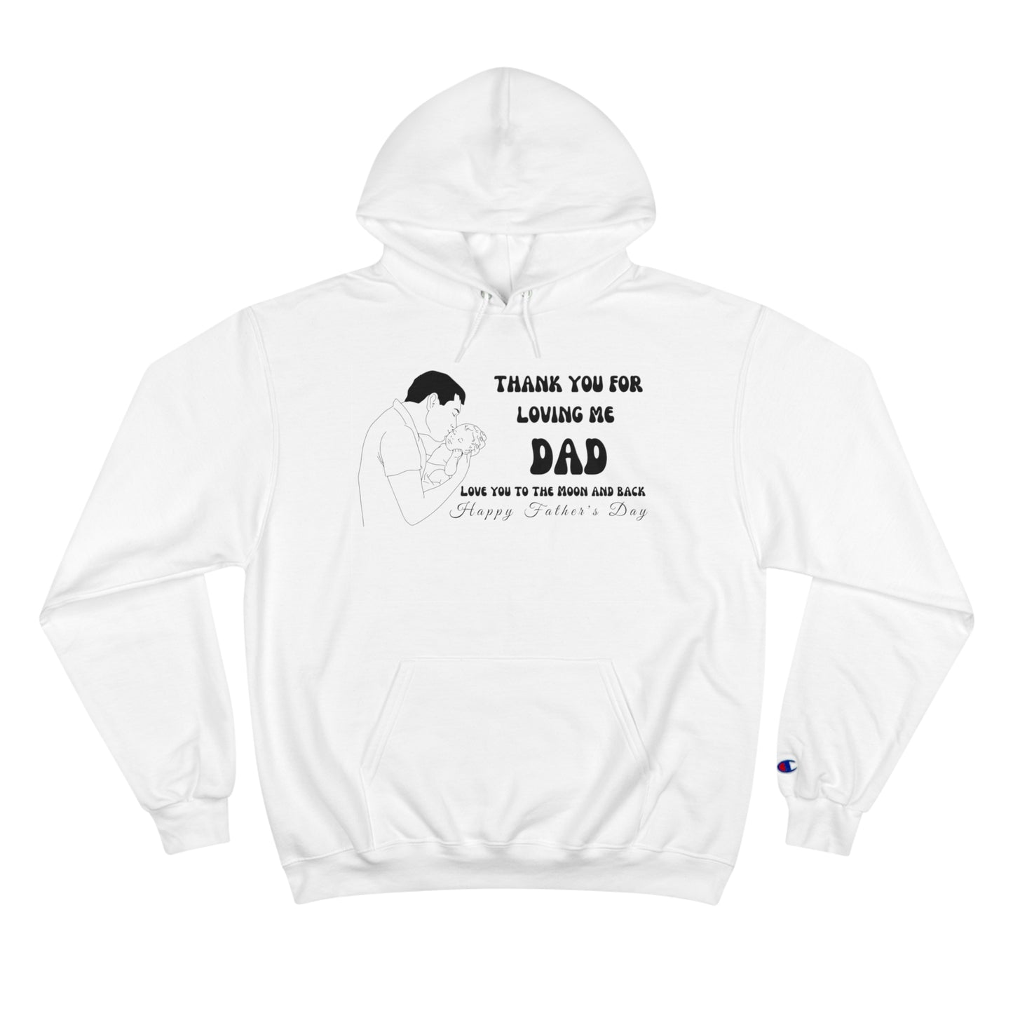 Exotic Print Father's Day Champion Hoodie