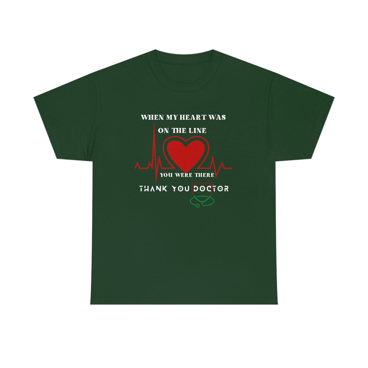 Medical, CVICU, EKG Unisex Heavy Cotton Tee