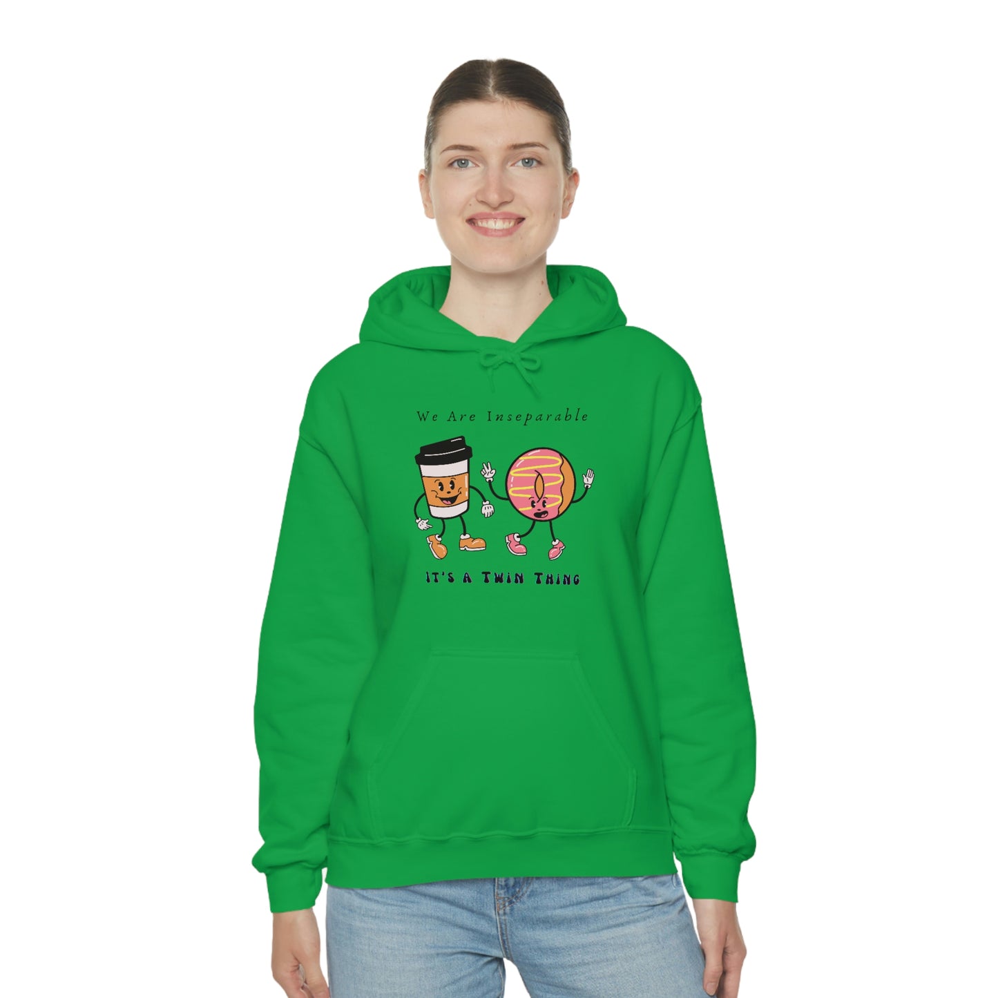 Twin, Unisex Heavy Blend™ Hooded Sweatshirt