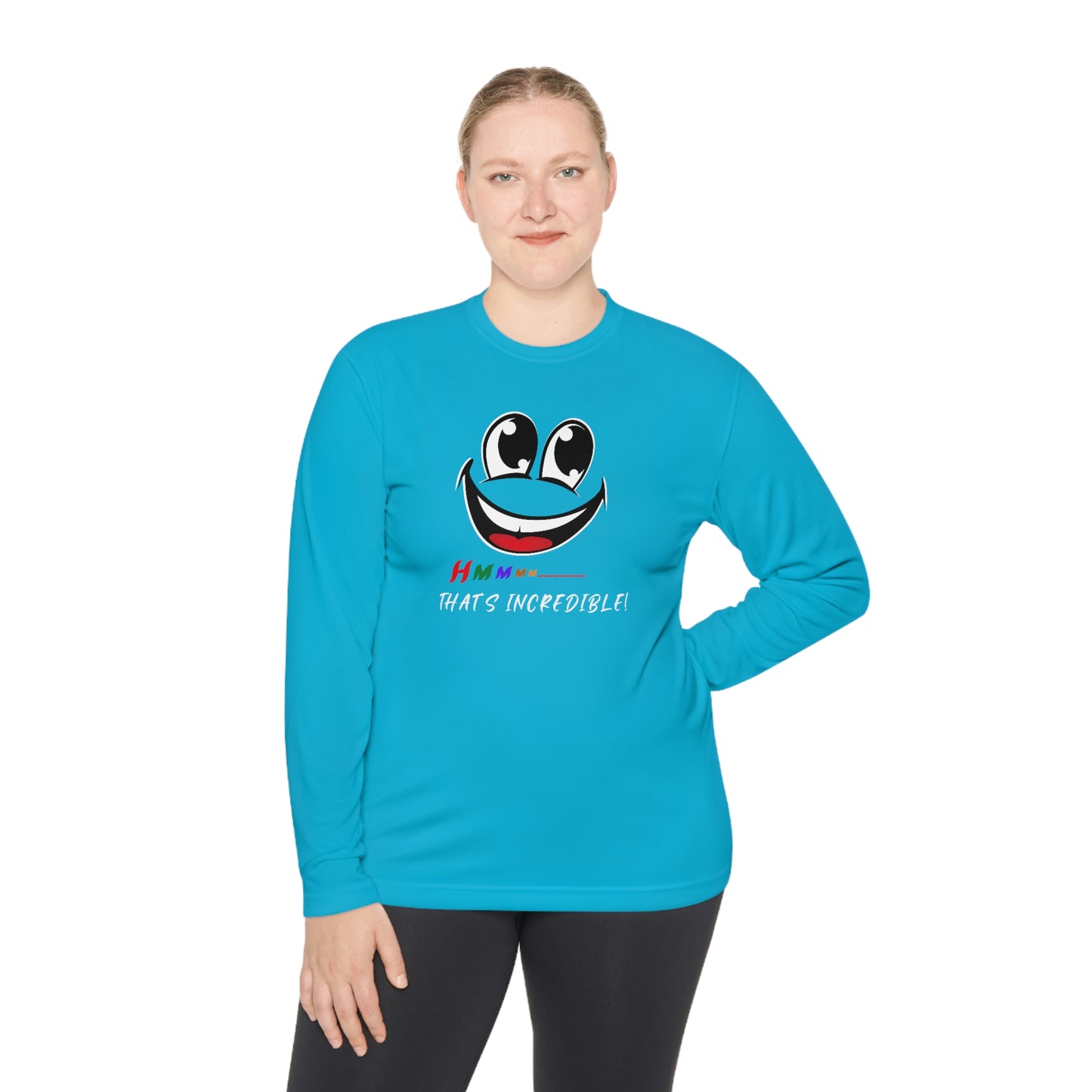 Hmmm, Unisex Lightweight Long Sleeve Tee