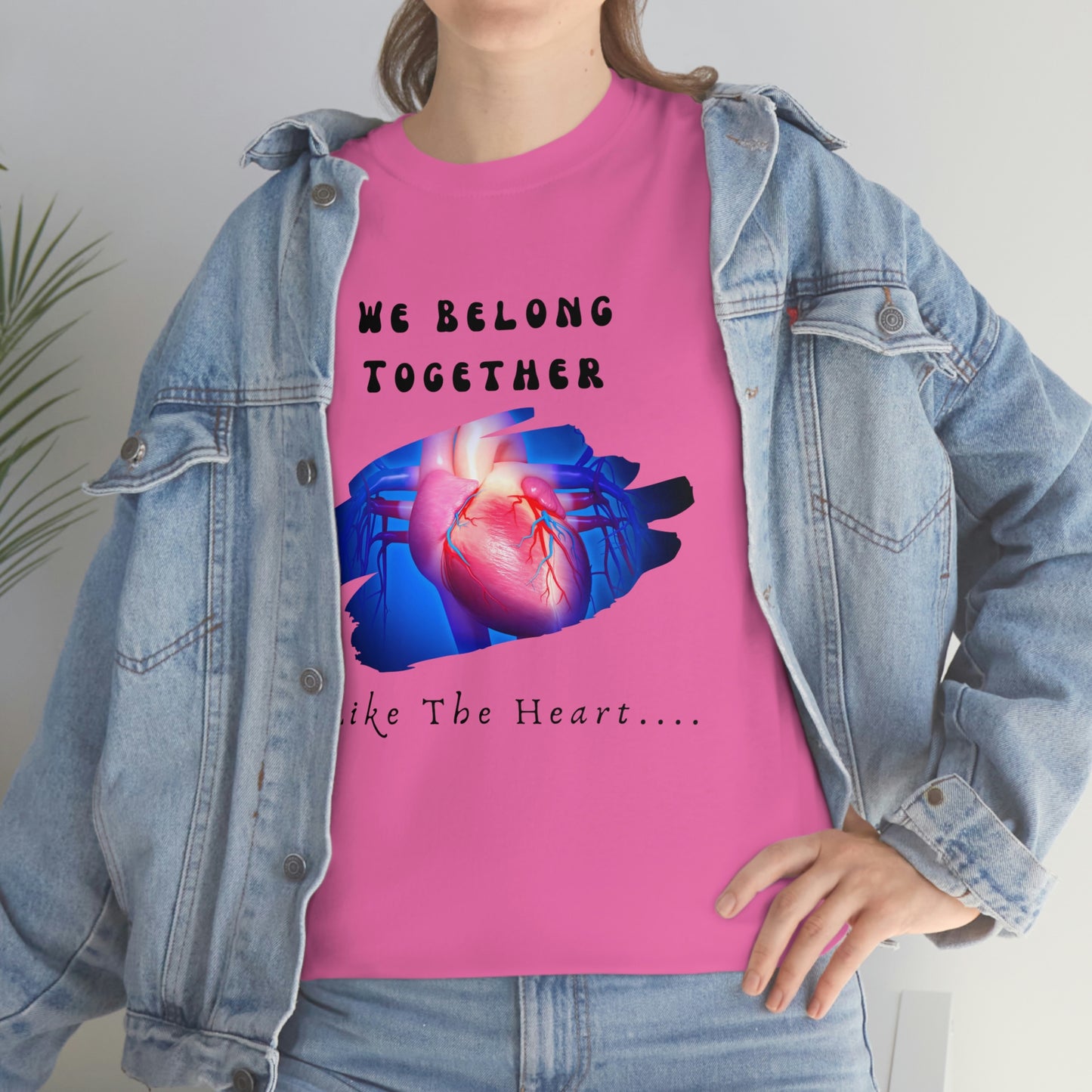 Stronger Together, Love, Unisex Heavy Cotton Tee