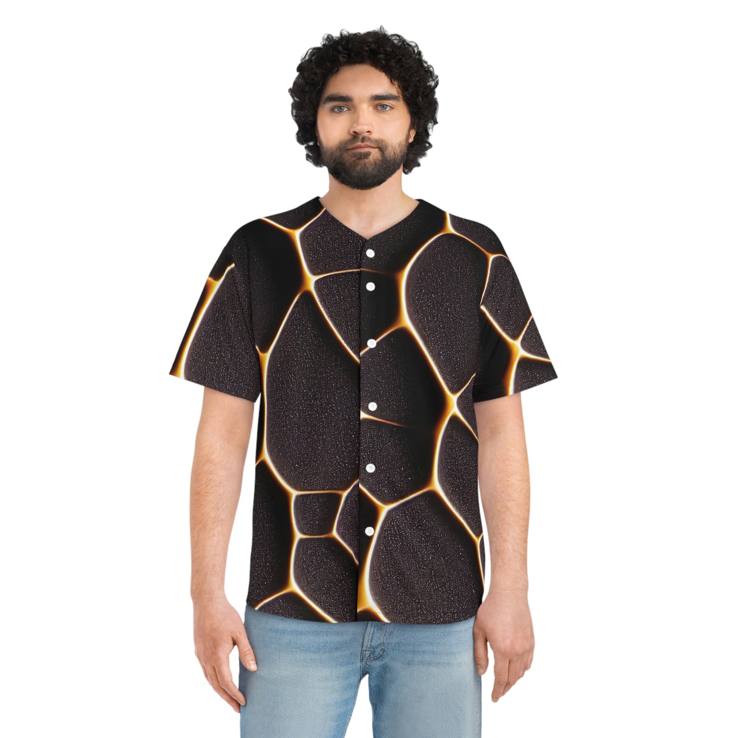 Exotic Print Baseball Jersey