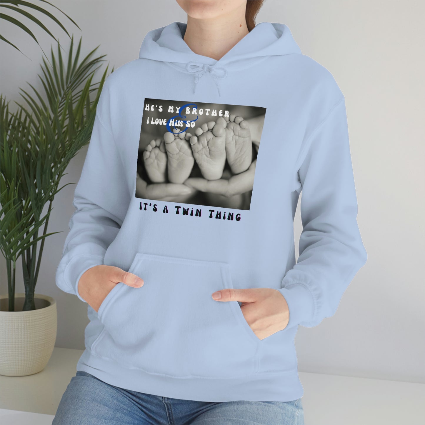 Twin, Unisex Heavy Blend™ Hooded Sweatshirt