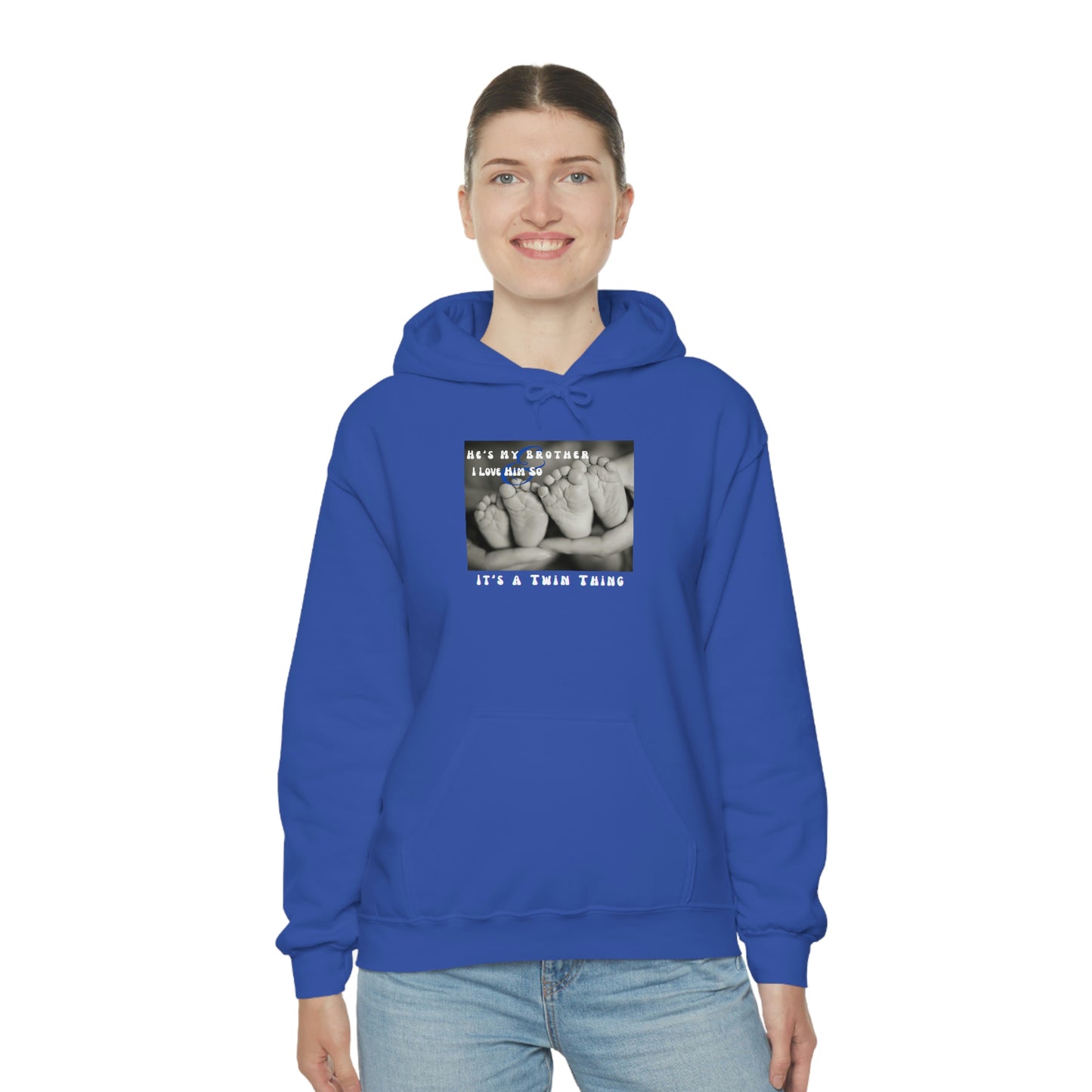 Twin, Unisex Heavy Blend™ Hooded Sweatshirt