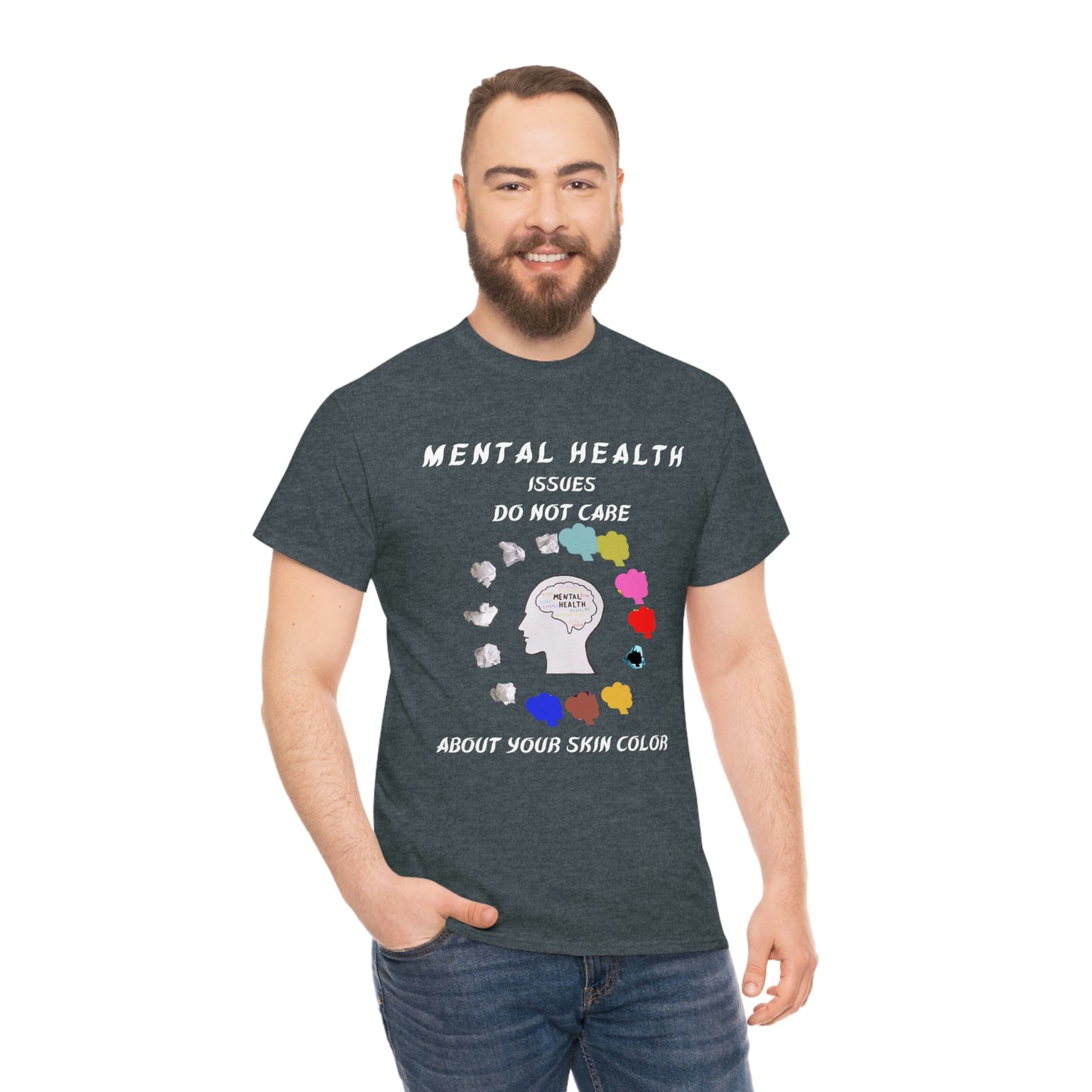 Mental Health Unisex Heavy Cotton Tee