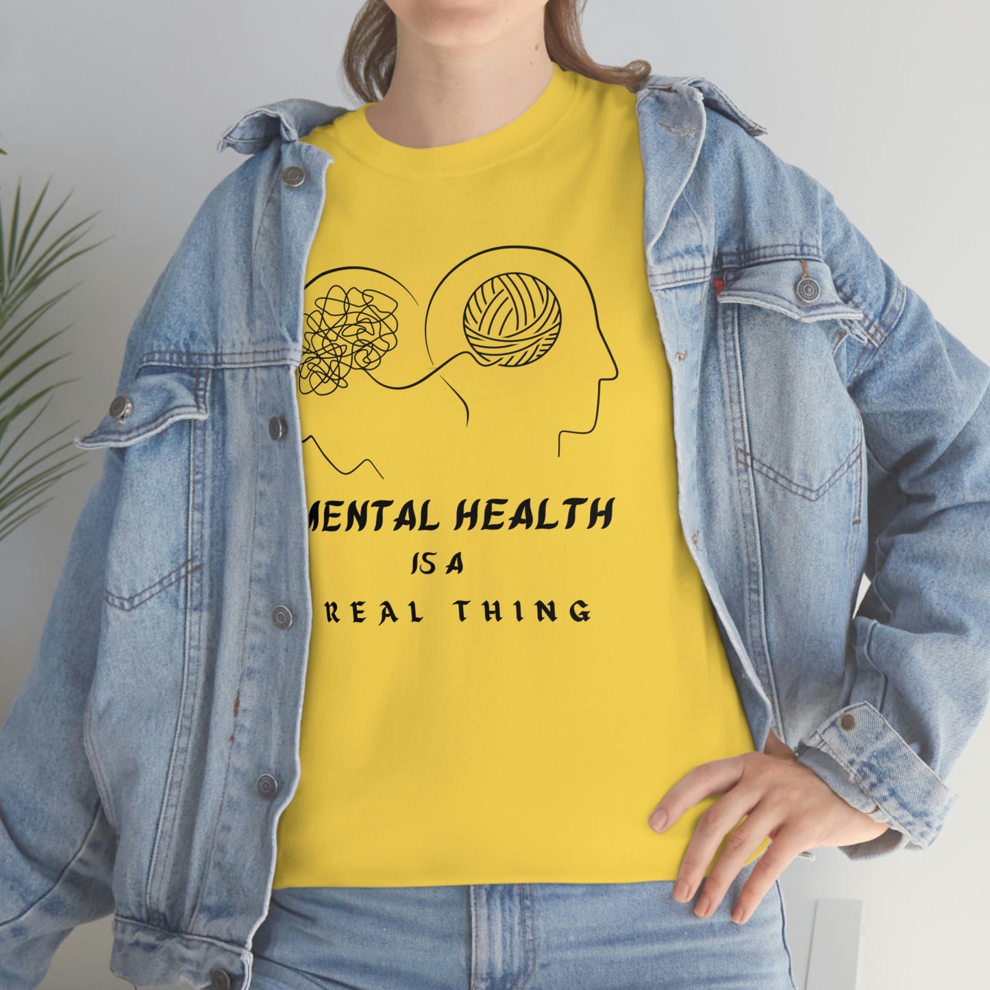 Mental Health Unisex Heavy Cotton Tee