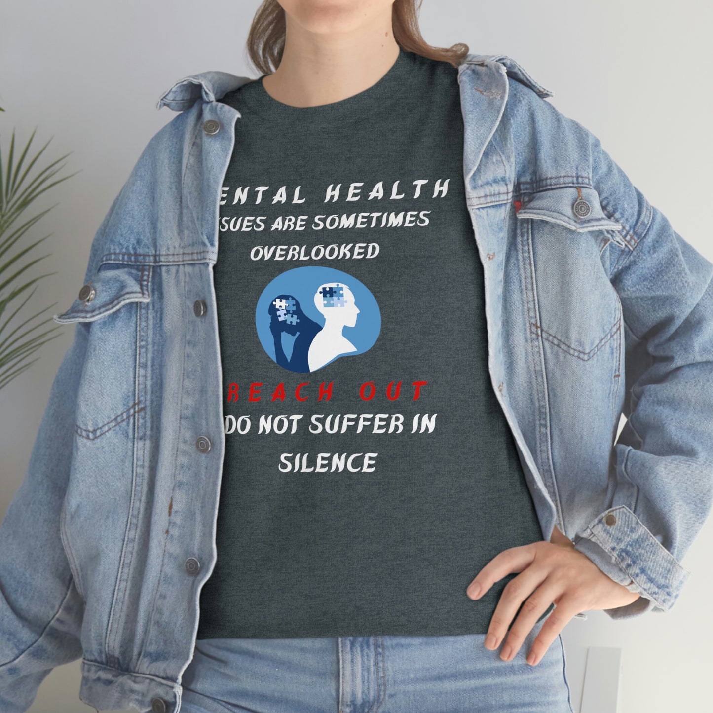 Mental Health Unisex Heavy Cotton Tee