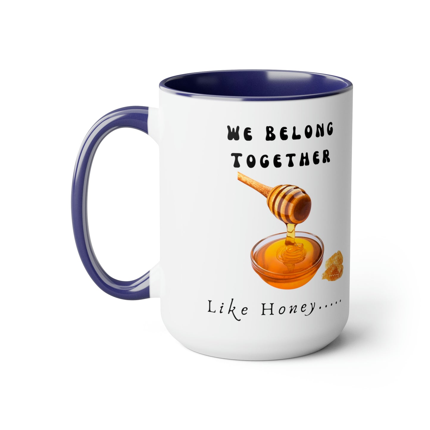 Stronger Together, Love, Two-Tone Coffee Mugs, 15oz