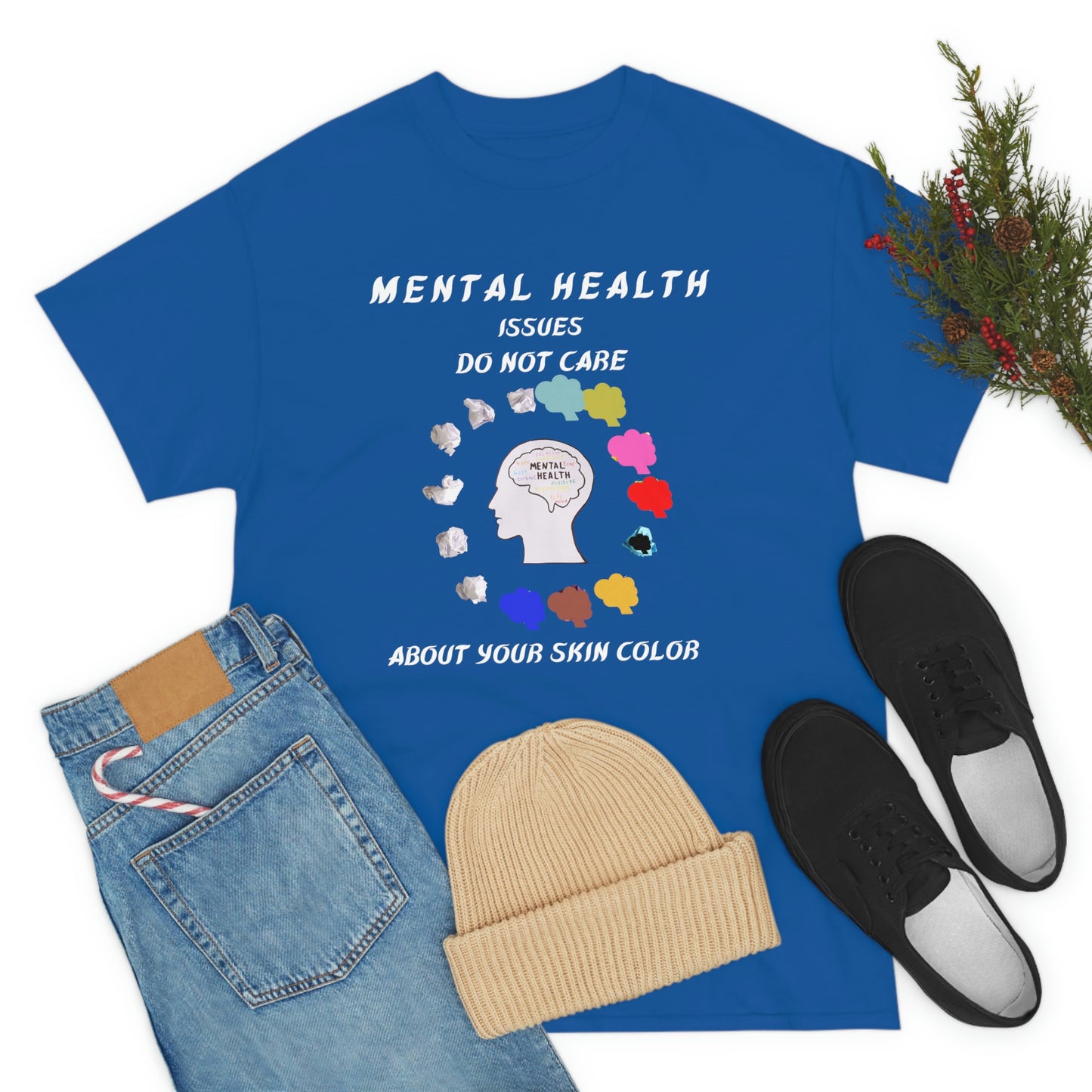 Mental Health Unisex Heavy Cotton Tee