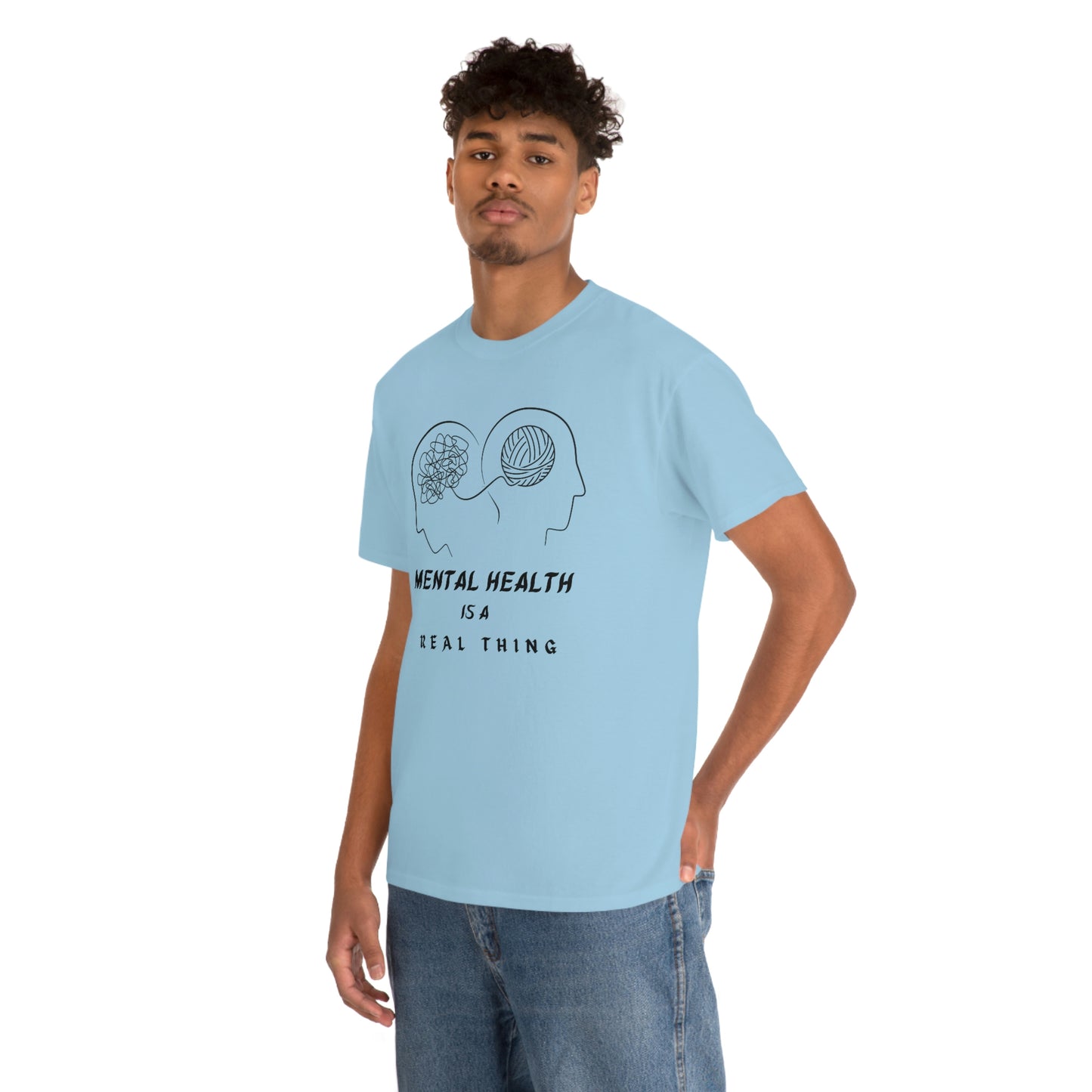 Mental Health Unisex Heavy Cotton Tee