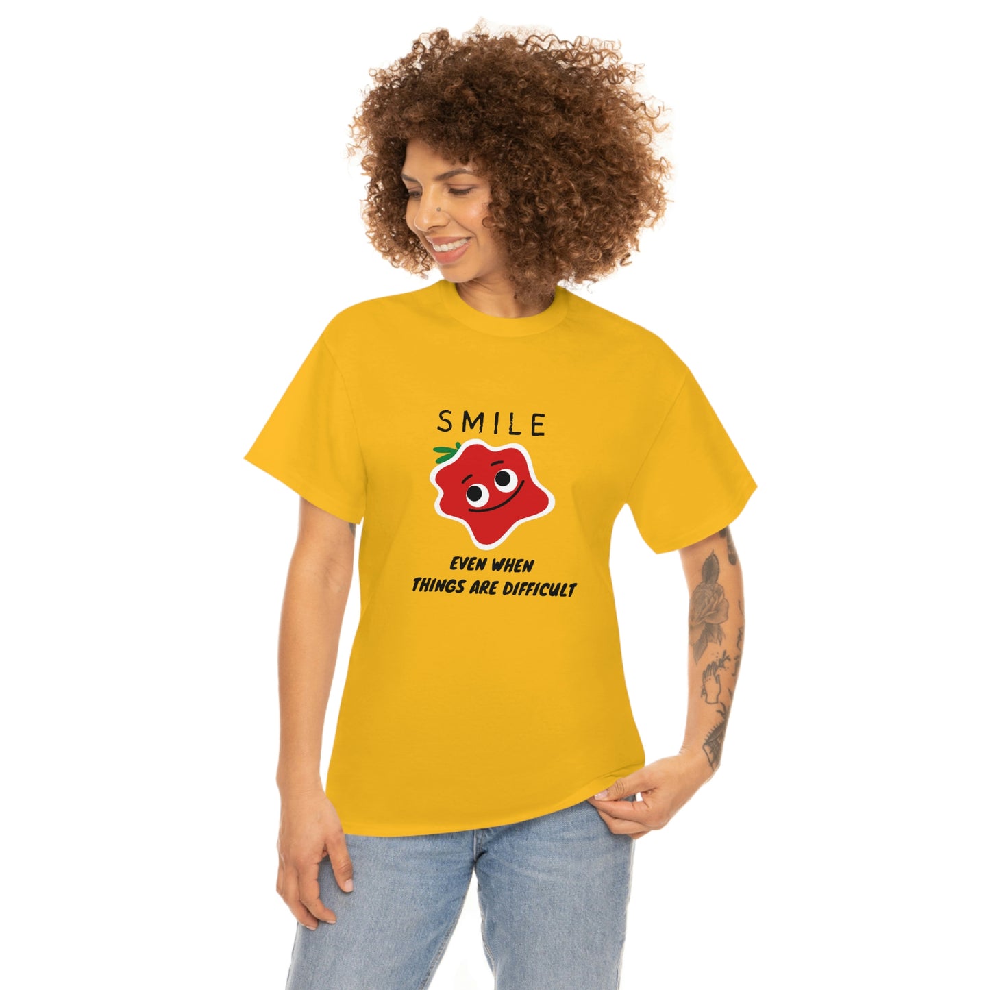 Smile Unisex Heavy Cotton Tee