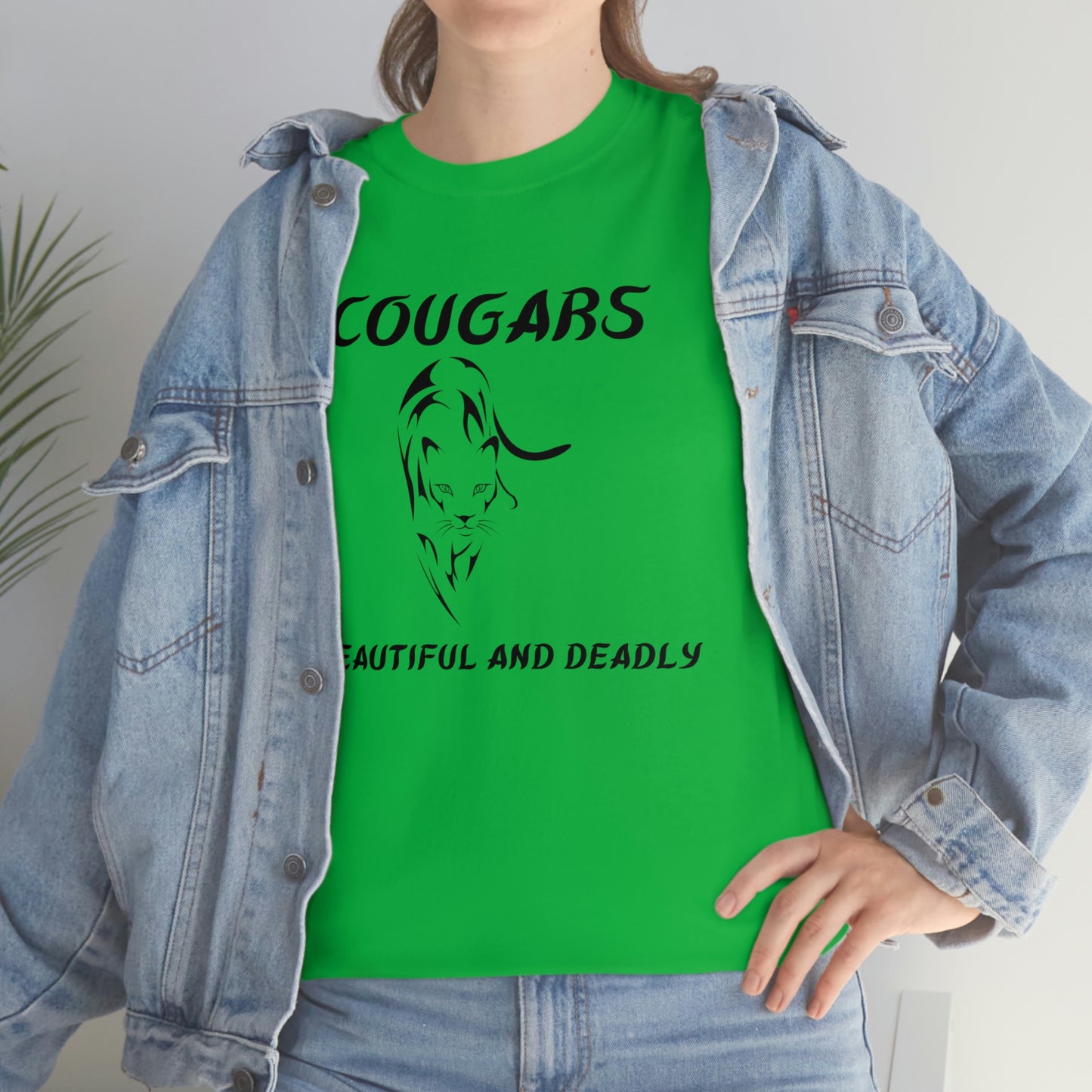 Cougars Unisex Heavy Cotton Tee