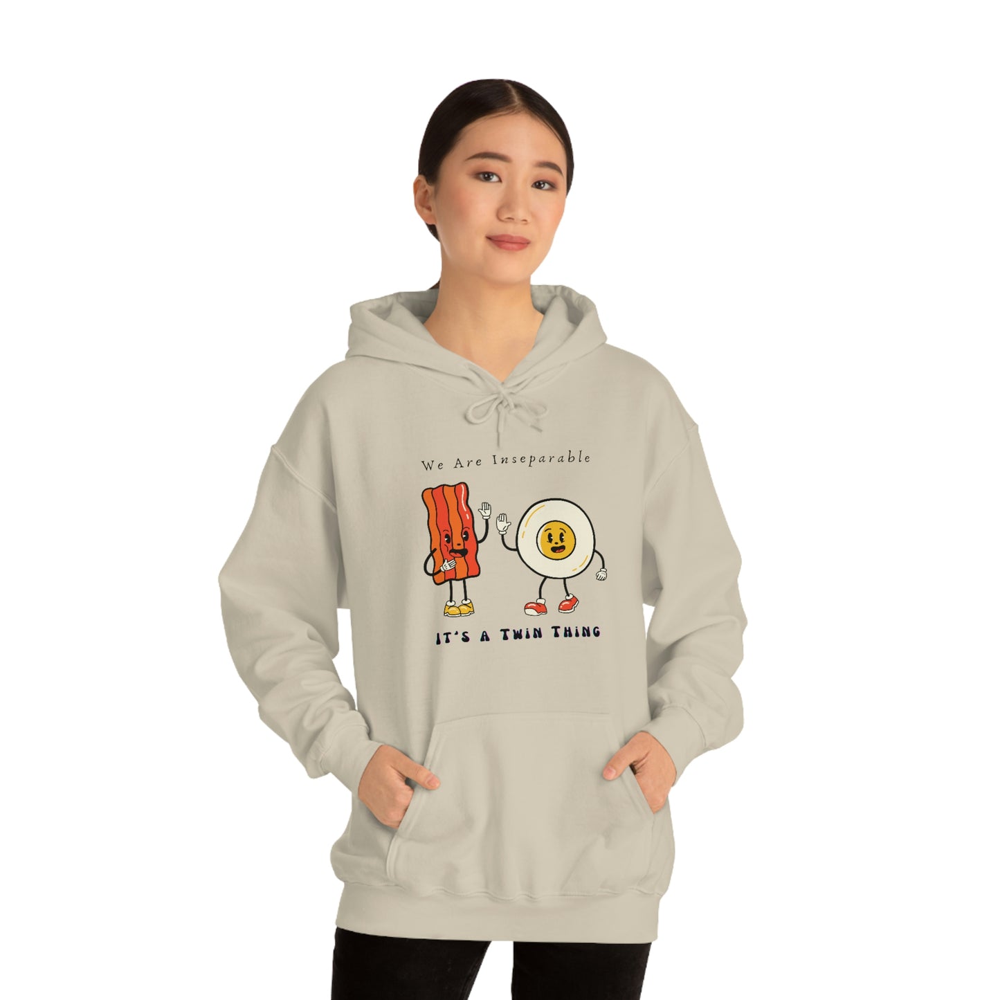 Twin, Unisex Heavy Blend™ Hooded Sweatshirt