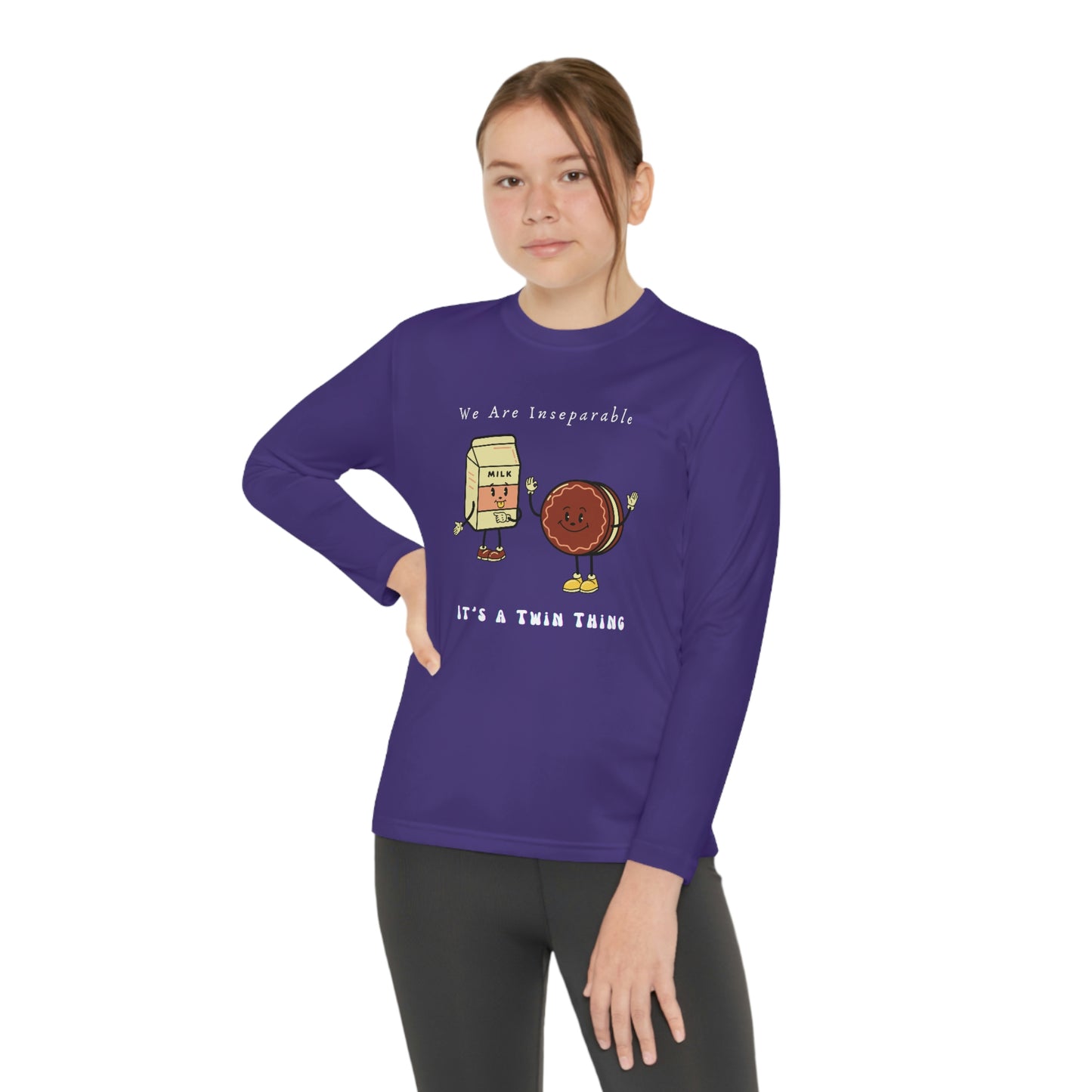 Twin, Youth Long Sleeve Competitor Tee