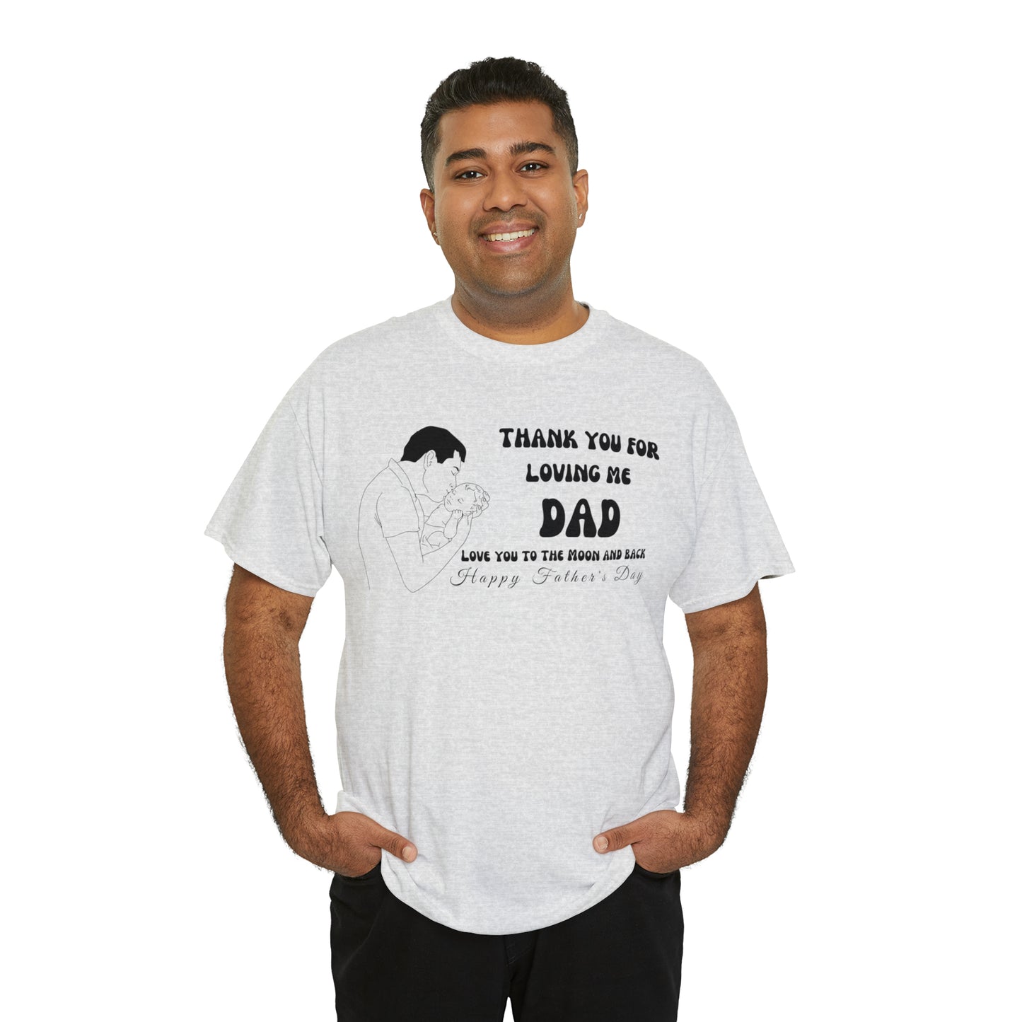 Exotic Print Father's Day Unisex Heavy Cotton Tee