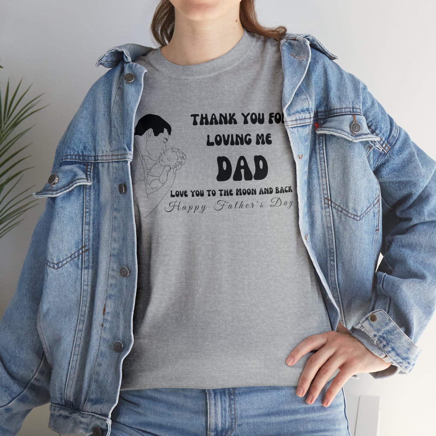 Exotic Print Father's Day Unisex Heavy Cotton Tee